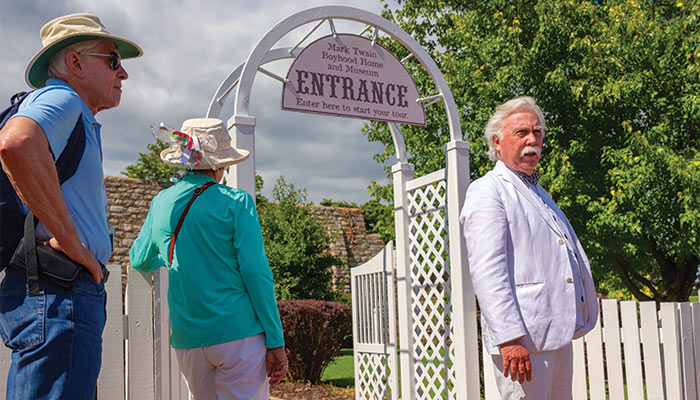 A Stroll with Mark Twain – Hannibal, MO Available on Upper Mississippi Rivers Cruise