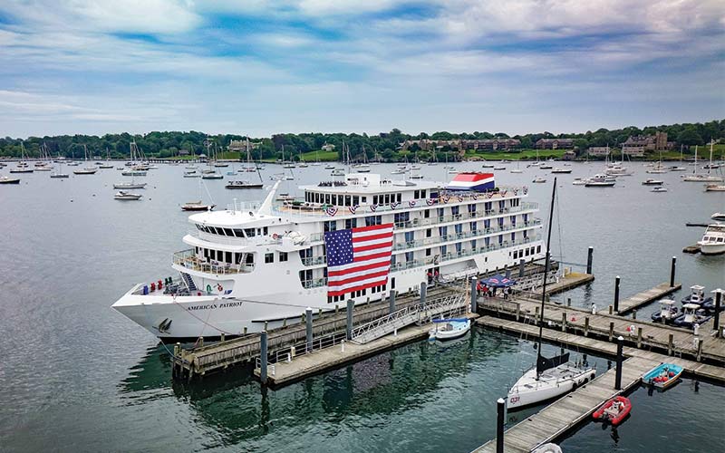 American Cruise Lines Celebrated the 4th of July Christening American Patriot in Newport