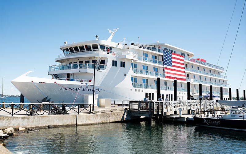 American Maverick Christened in Newport: American Cruise Lines Celebrates 2nd New Ship Launched This Year