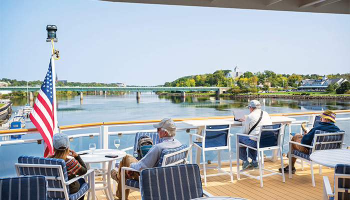 Guests on Sun Deck