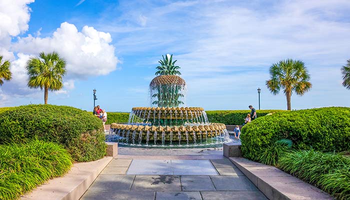 Pineapple Fountain - Charleston, SC