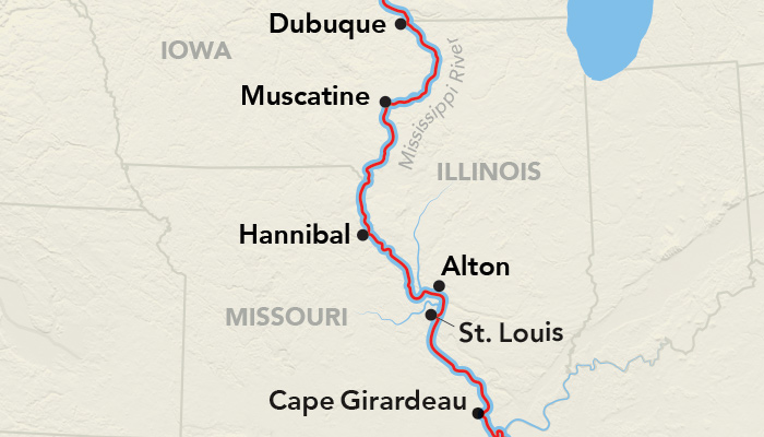 Complete Mississippi River Cruise