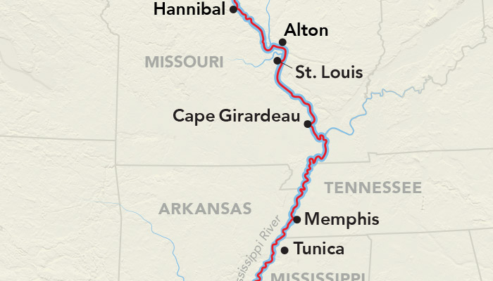 Complete Mississippi River Cruise