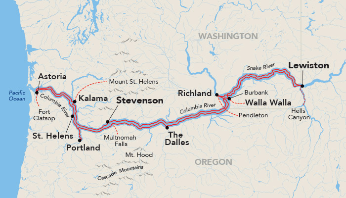 Grand Columbia & Snake Rivers Cruise