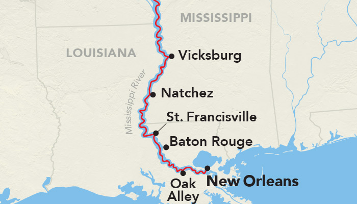 Lower Mississippi River Cruise