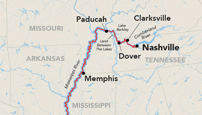 Mississippi & Cumberland Rivers Cruise