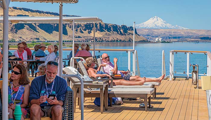 Guests on Sun Deck