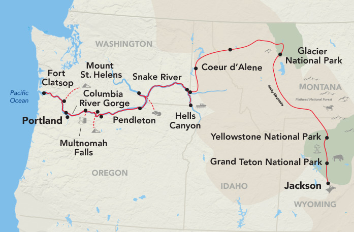 Itinerary Overview Map