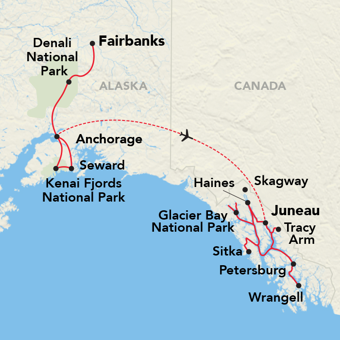 Itinerary Overview Map
