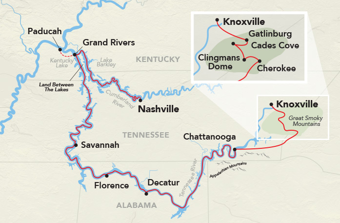 Itinerary Overview Map