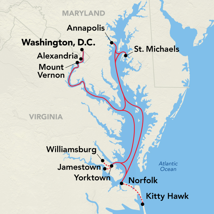 Itinerary Overview Map