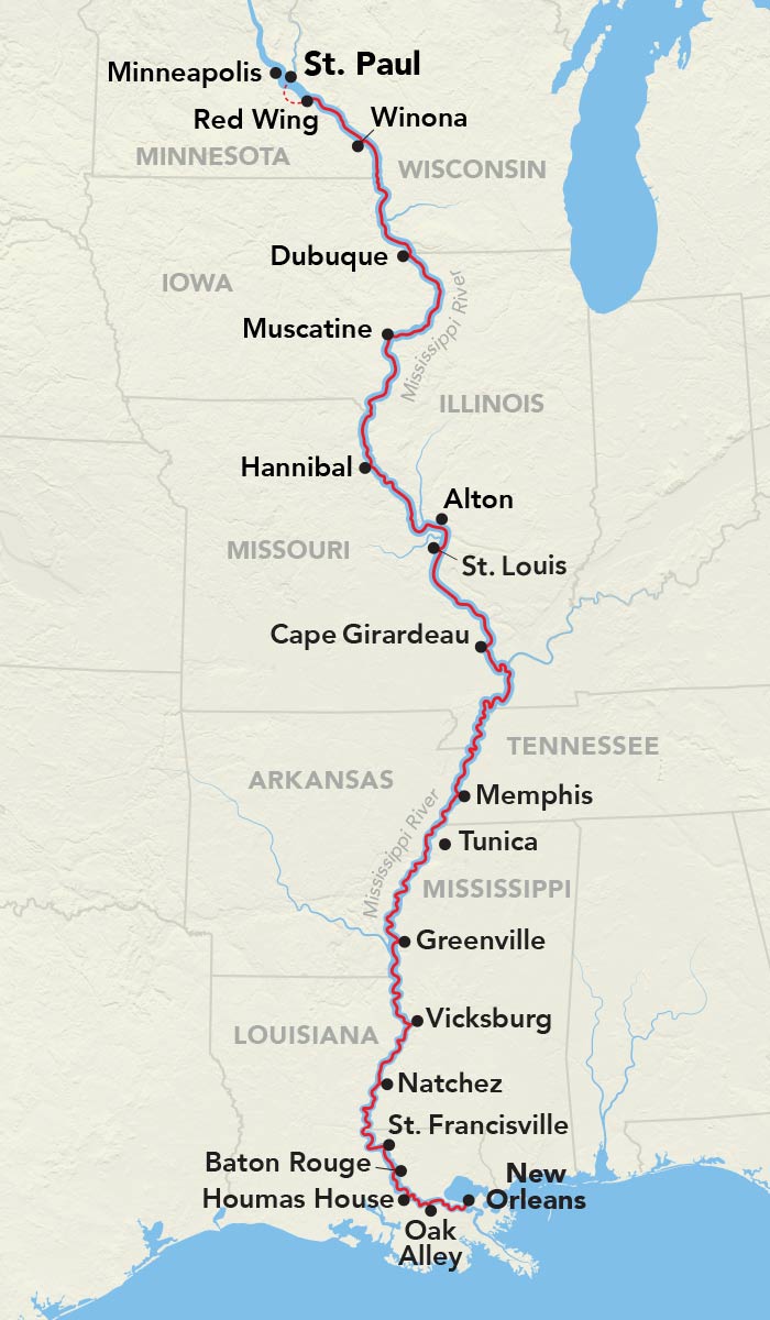 Itinerary Overview Map