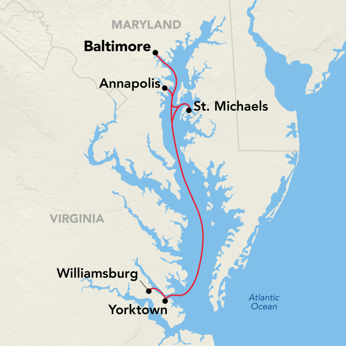 Itinerary Overview Map