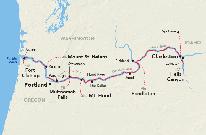 Itinerary Overview Map