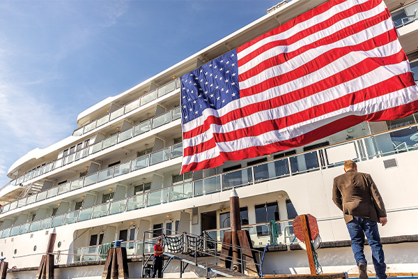 American Cruise Lines Celebrates Two Riverboat Christenings on Opposite Sides of the Country